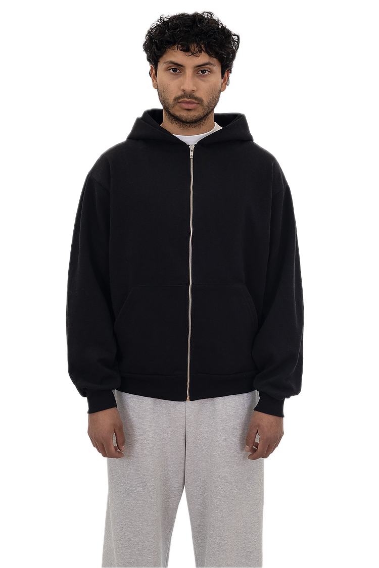 トップス LOS ANGELES APPAREL 14oz XL Custom LA Apparel LS Heavy Fleece Zip Up 14 Oz - Coastal Reign