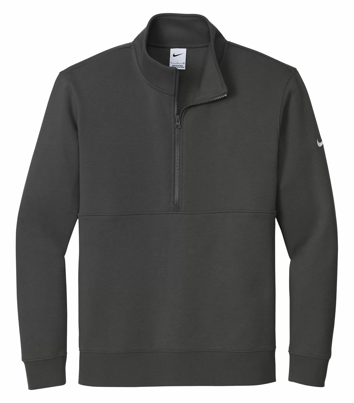 nike swoosh quarter zip funnel sweatshirt