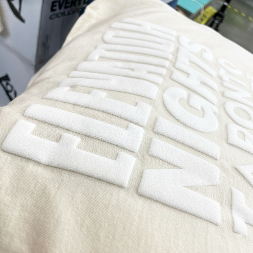 Puffed Ink 3D Puff Print for T-Shirts, Hoodies, and Apparel