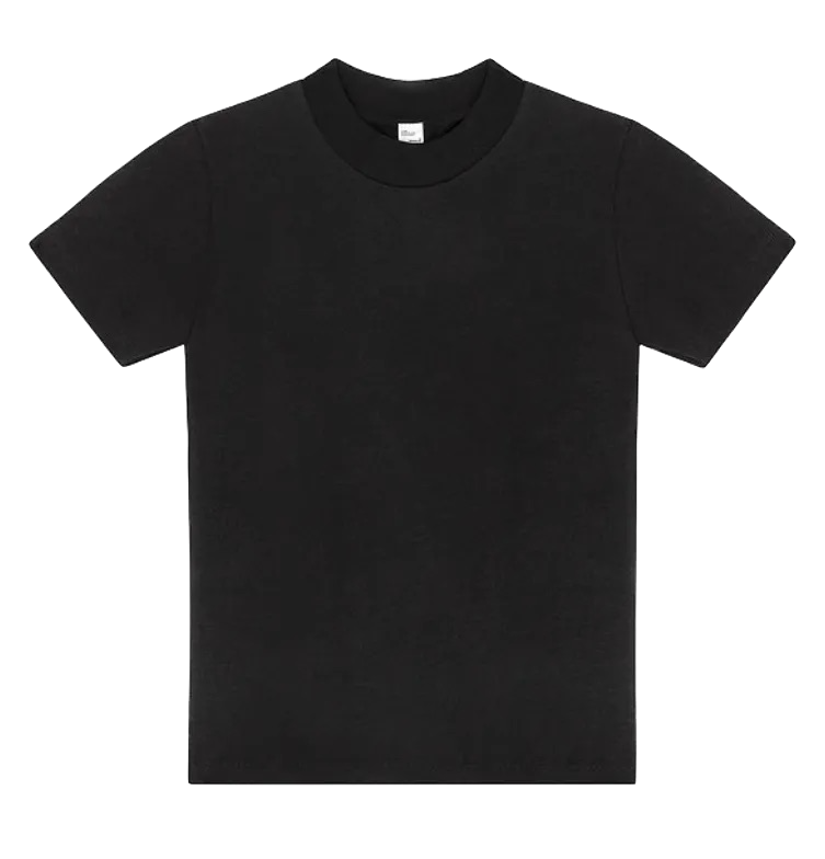 Printed Rib Mock Neck Top main image 0