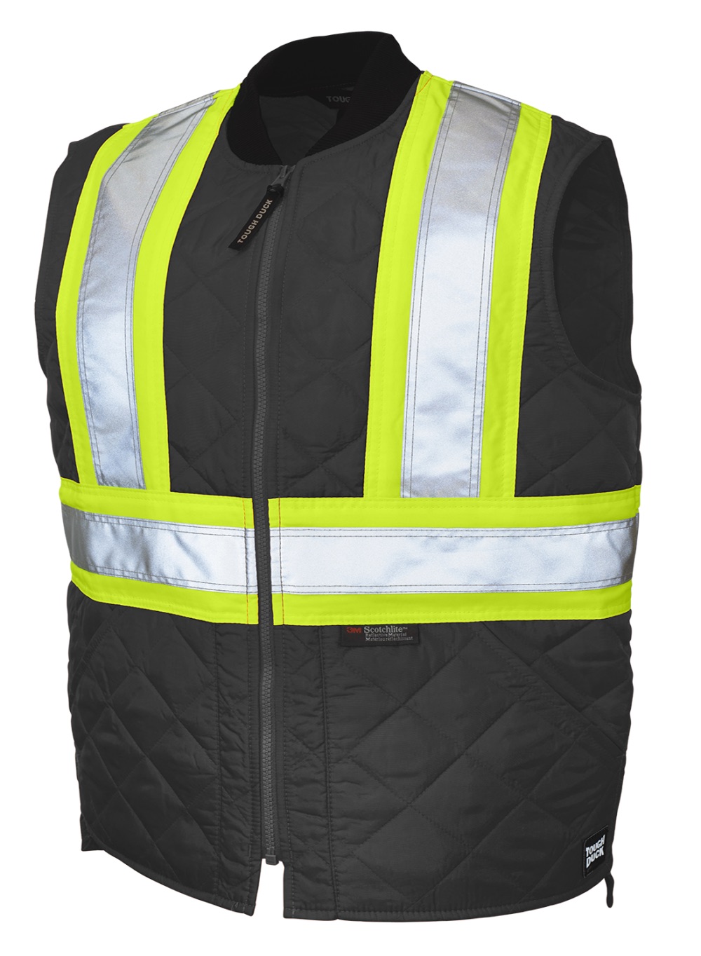 Custom Tough Duck Quilted Safety Vest - Coastal Reign