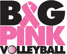 Big Pink Volleyball