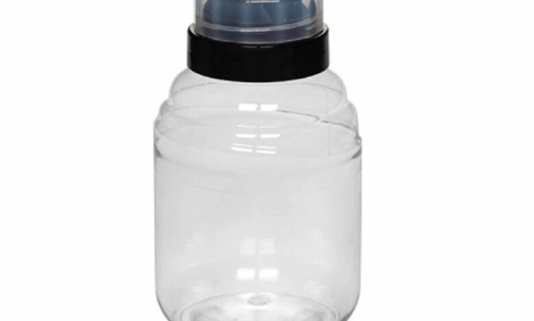 Honey Bottle with a Double-Decker Backflow Lid