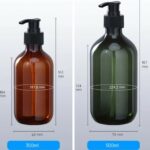 PET Round Shoulder Pump Shampoo and Conditioner Bottles