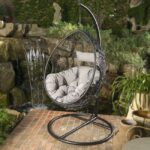 How to Pair a Swing Chair with Rugs, Lights, and Furniture