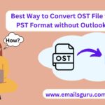 How to Convert OST File to PST Format in Outlook 2016?