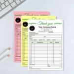Triplicate NCR Forms for Professional Record Keeping
