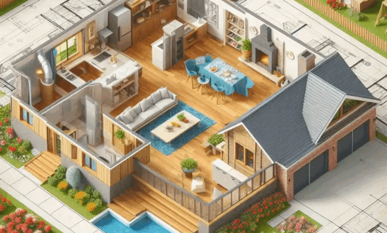 Creative House Drawing by House Gyan – Visualize Your Dream Home