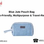 Blue Jute Pouch Bag – Eco-Friendly, Multipurpose & Travel-Ready