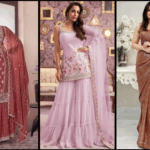 Glow Like a Diva in Stunning Shararas, Sarees & Festive Fits