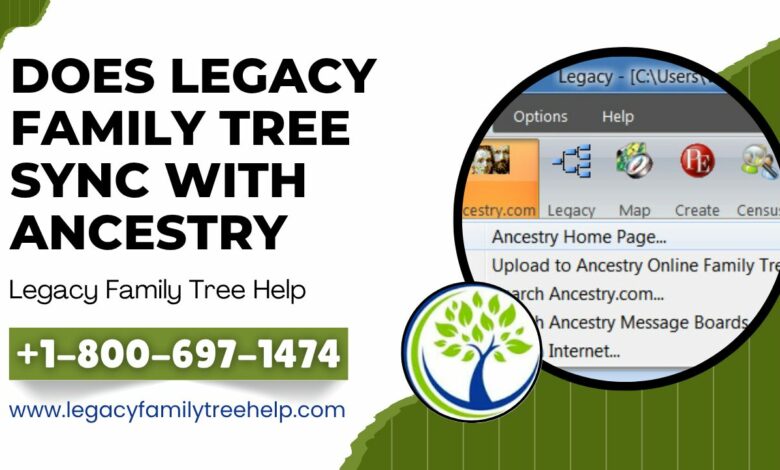 Does Legacy sync with Ancestry or FamilySearch?