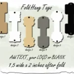 Elegant Branding With Custom Folded Tags