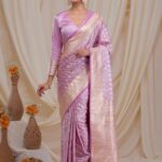 Lavender Silk Saree: A Combination That Defines Elegance and Modernity Completely