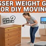 Dresser Weight Guide for DIY Moving