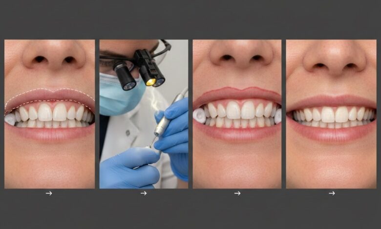 Step-by-Step Walkthrough of Gum Recontouring Treatment