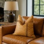 How Can I Pair Leather Cushions with Other Textiles Like Cotton Rugs or Throws for a Cozy Space?