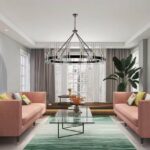 Illuminating Sophistication with the Grand Wagon Wheel Chandelier with Glass