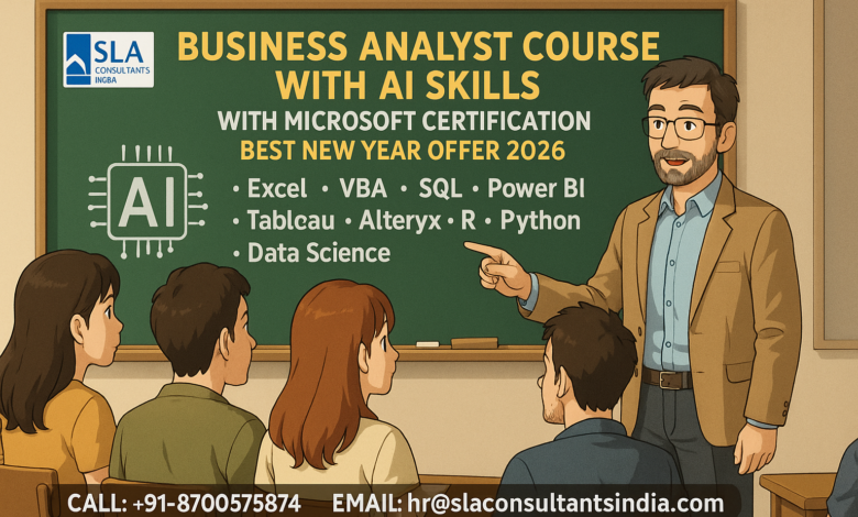 Business Analyst Certification Course in Delhi, 110088 – “Holi Offer 2026” Free Python, Free Alteryx and “Data Science Course” [with IBM Certification Support] @ {SLA Consultants} “100% Job Guarantee”