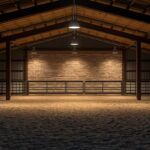 How to Reduce Shadows and Glare with Proper Equestrian Lighting Design