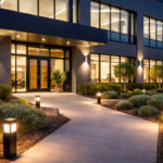 How Outdoor Business Lighting Installation Supports Business Security and Efficiency