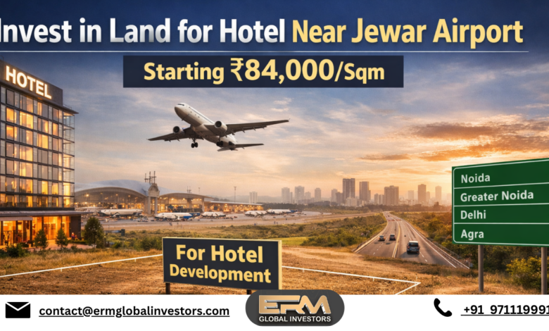 Invest in Land for Hotel Near Jewar Airport Starting ₹84,000/Sqm
