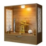 Simple Pooja Mandir for Home Setup for Students Staying Away from Home