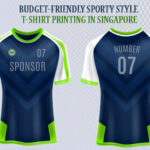 Budget-Friendly Sporty Style T-Shirt Printing in Singapore