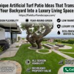 11 Unique Artificial Turf Patio Ideas That Transform Your Backyard Into a Luxury Living Space