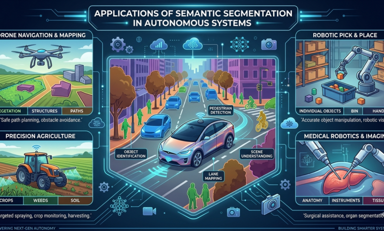 Applications of Semantic Segmentation in Autonomous Systems
