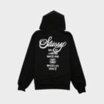 The StussyHoodie fabric feels soft against your skin.