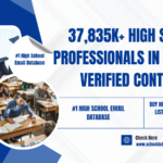 Grow Your Brand Visibility in the Education Sector with a High School Email List