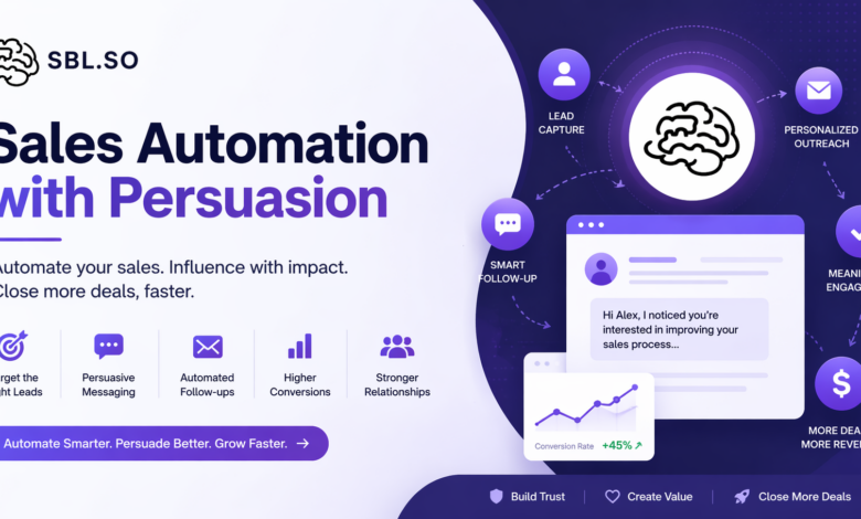 Sales Automation with Persuasion: Smarter Selling in the Digital Age