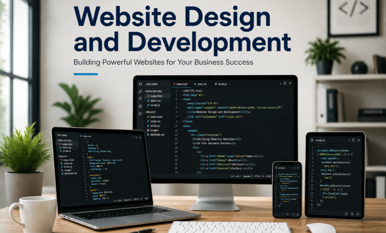 Website Design and Development: Building a Strong Digital Presence
