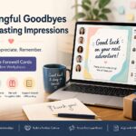 Online Farewell Cards for Professional Communities, Employee Recognition, and HR Offboarding