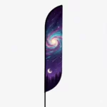 Custom Printed Feather Convex Advertising Flags NYC