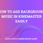 How to Add Background Music in KineMaster Easily