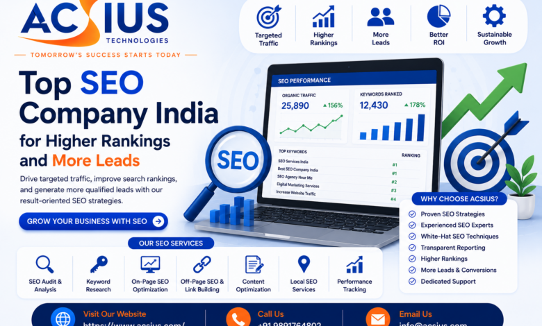 Top SEO Company India for Higher Rankings and More Leads