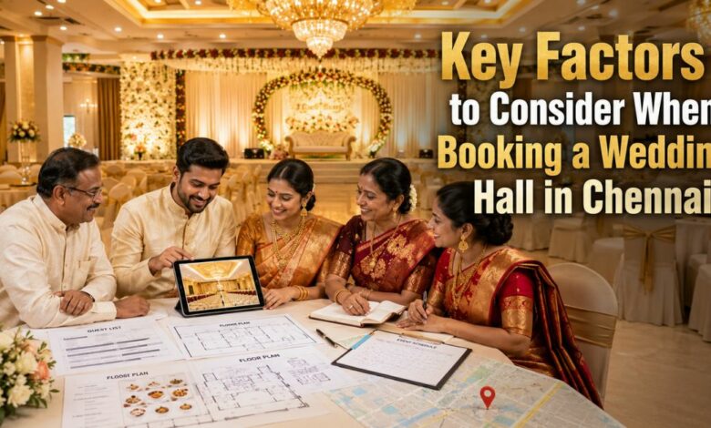 Key Factors to Consider When Booking a Wedding Hall in Chennai