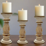 How Wooden Pillar Candle Holders Add Warmth to Interiors