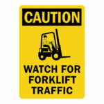 Where Should Forklift Safety Signs Be Installed in a Warehouse?