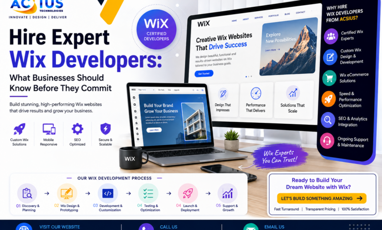Hire Expert Wix Developers: What Businesses Should Know Before They Commit