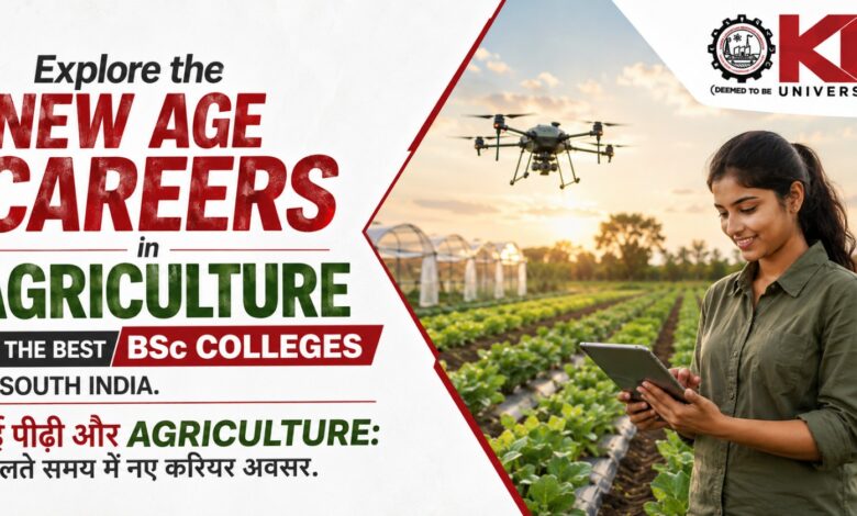 Explore the new age careers in Agritculture at the best BSc colleges in South India