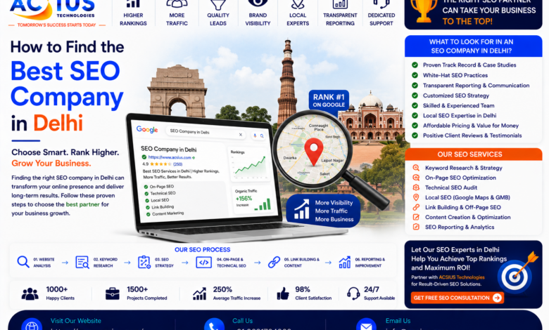 How to Find the Best SEO Company in Delhi