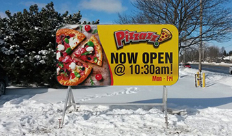 Increasing brand exposure through roadside advertising