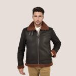 Upgrade Your Winter Look with a Stylish Black Shearling Jacket