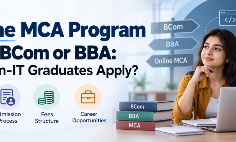 Online MCA Program After BCom or BBA: Can Non-IT Graduates Apply?