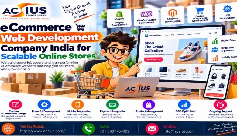 eCommerce Web Development Company India for Scalable Online Stores
