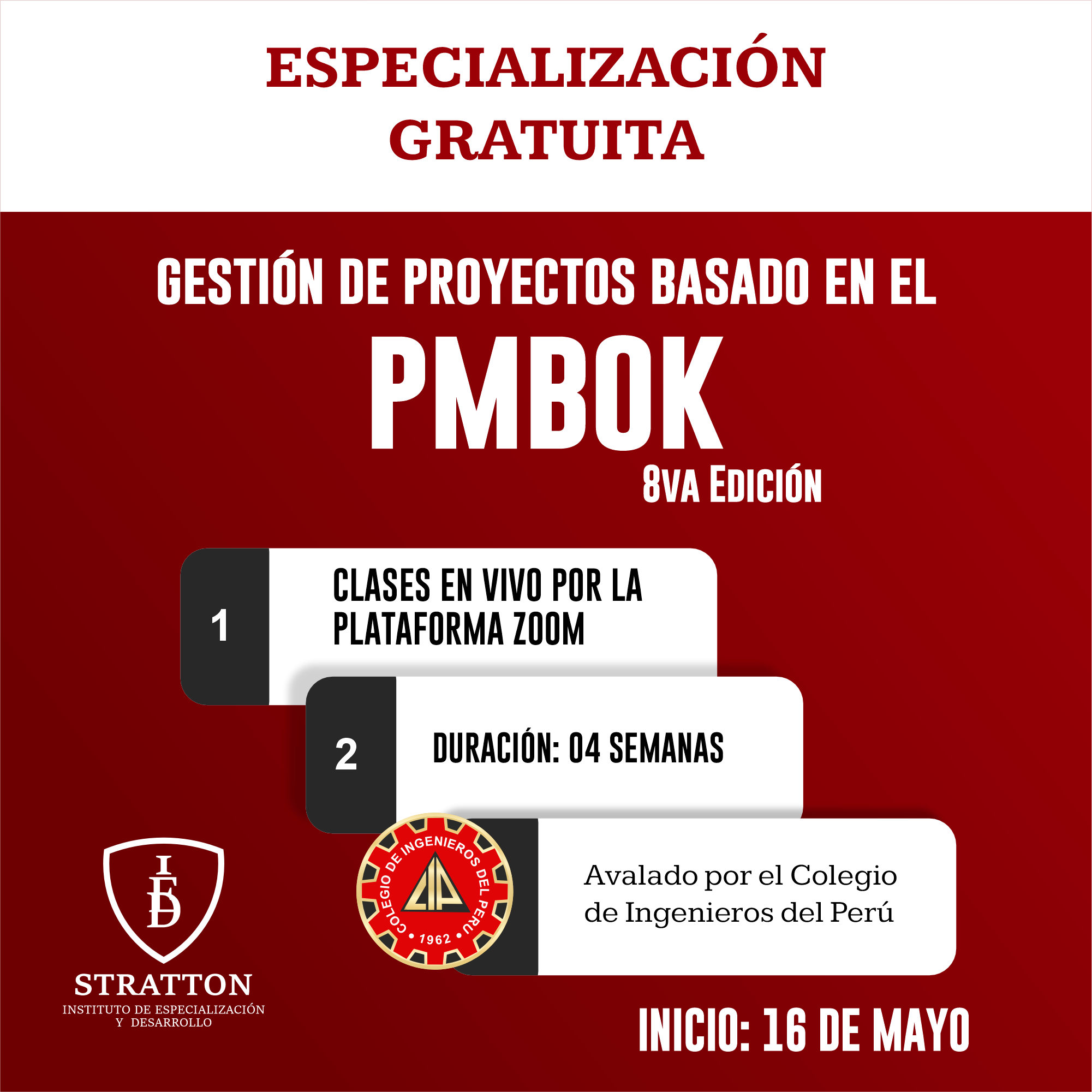 Gestión de Proyectos Basado en el PMBOK 8va Edición | Gratuito | 4 ...