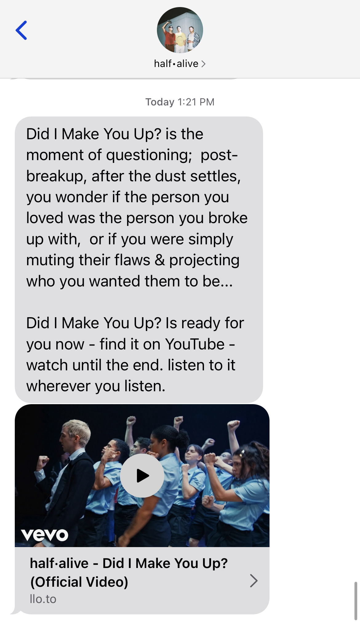 half•alive Did I Make You Up? Lyrics Genius Lyrics