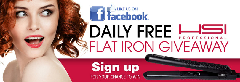 HSI professional Flat Iron Daily Giveaway